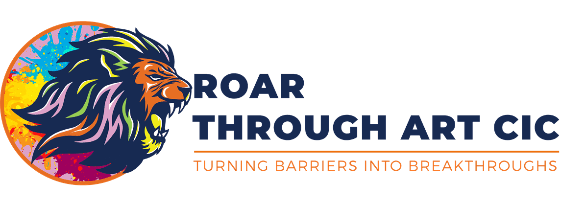 Roar through art Logo